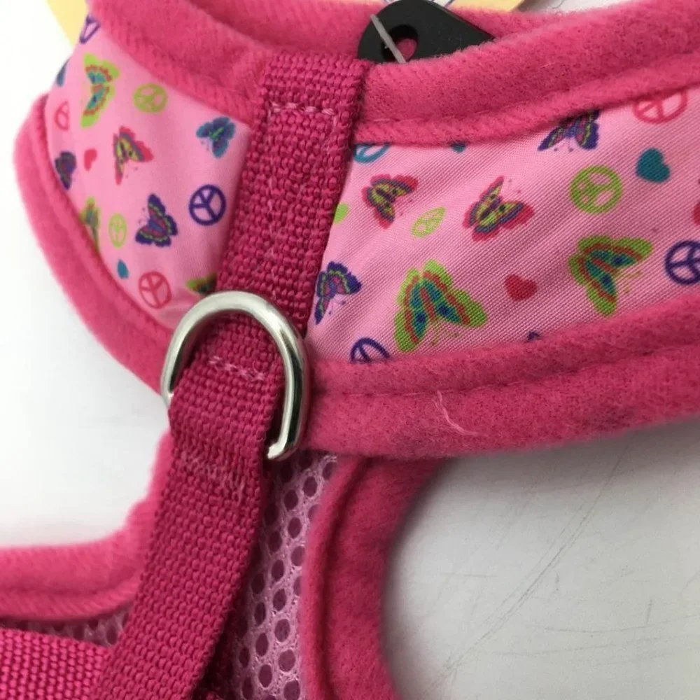 Dog Harness Butterfly Garden Print East Side Collection Pet Collar Size XS